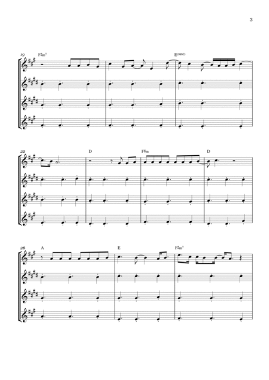 Photograph Woodwind Quartet scores gallery preview page 3
