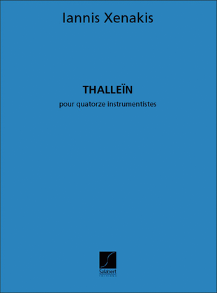 Thallein 14 Instruments Partition