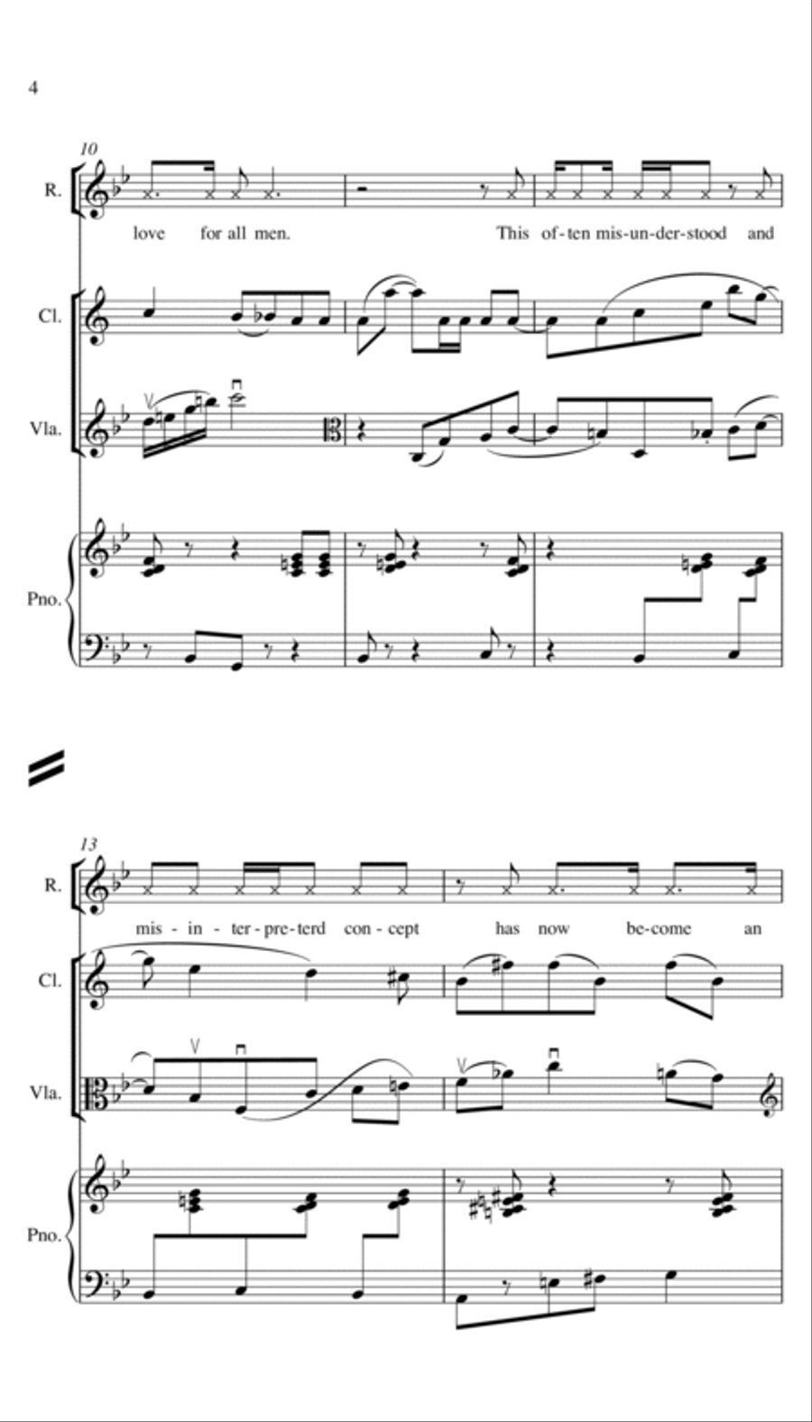 The Key The Key Choir scores gallery preview page 4