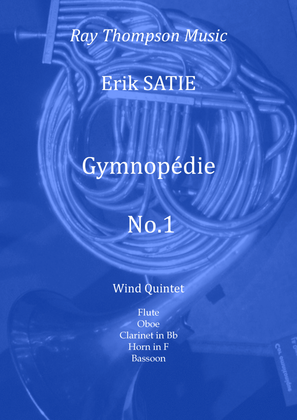 Book cover for Satie: Gymnopédie No.1 - wind quintet