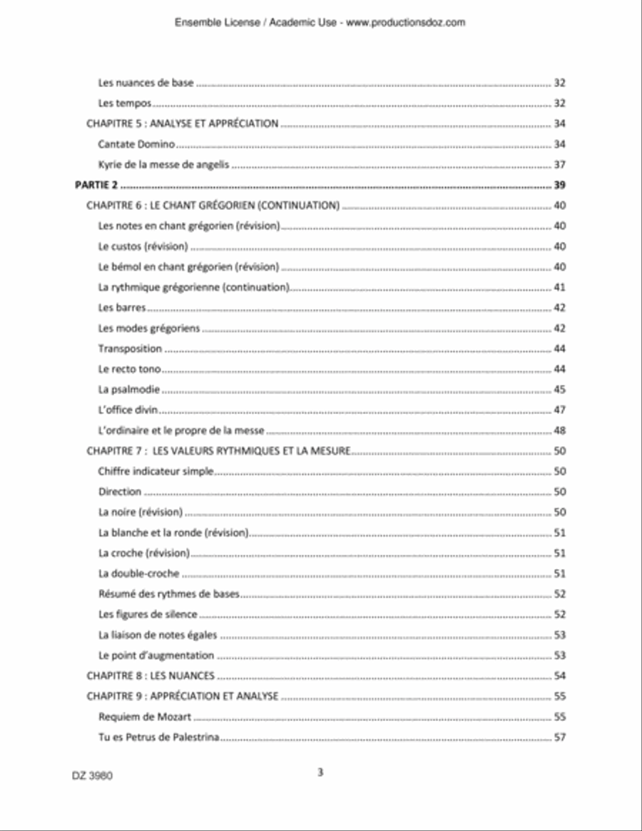 La Méthode Coe de théorie musicale Collection / Songbook scores gallery preview page 3