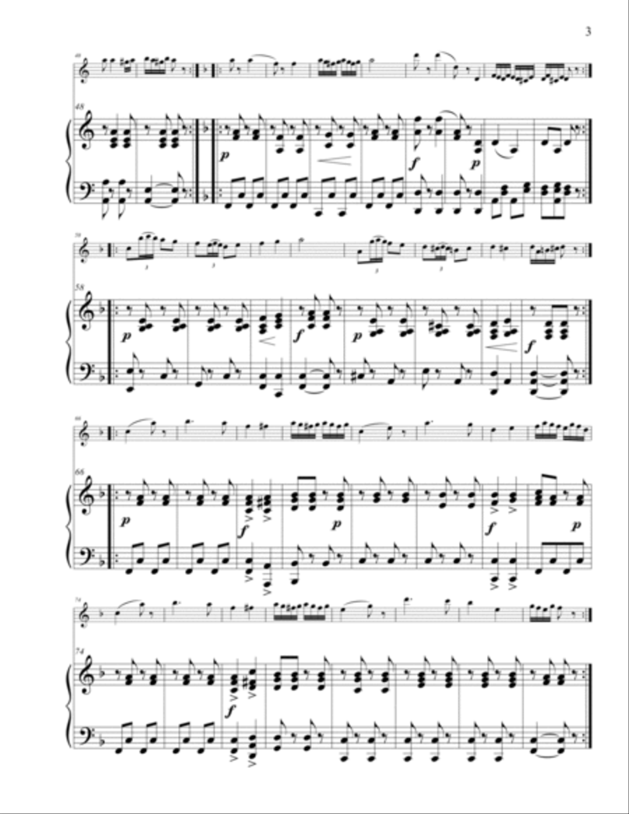 Bártfai Emlék Csárdás / Erinnerung an Bartfeld, Op. 31 Violin Solo scores gallery preview page 6