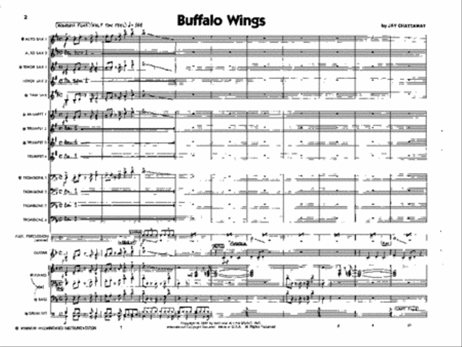 Buffalo Wings Jazz Ensemble scores gallery preview page 2