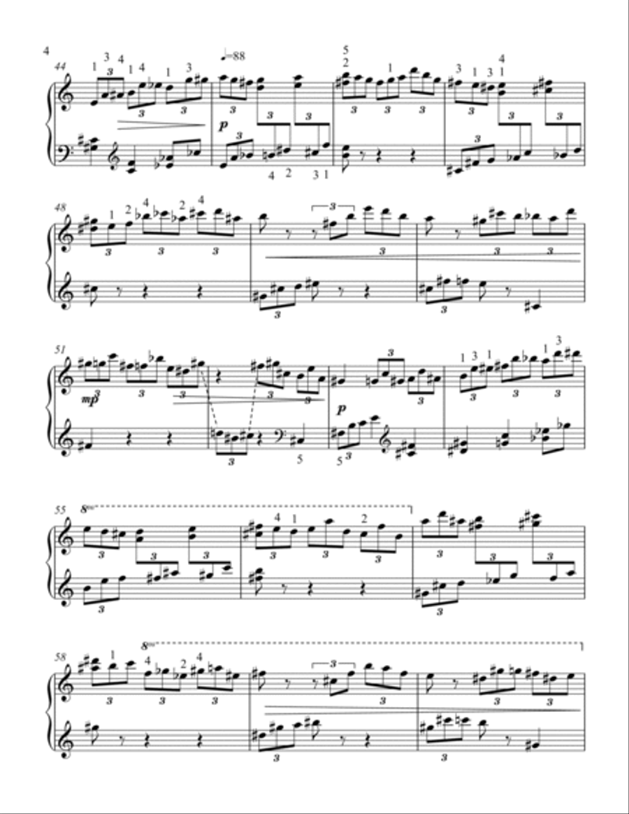 Scherzo Piano Solo scores gallery preview page 4