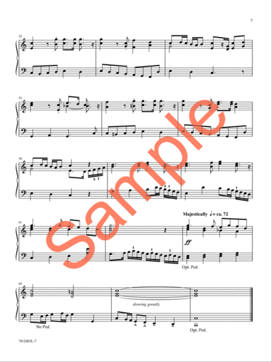 A Treasury of Hymns, Vol. 2 Organ Solo scores gallery preview page 7