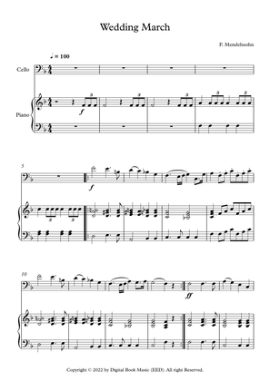 Wedding March - Felix Bartholdy Mendelssohn (Cello + Piano)