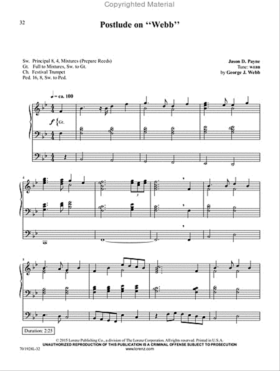 Jubilation! Organ Solo scores gallery preview page 18