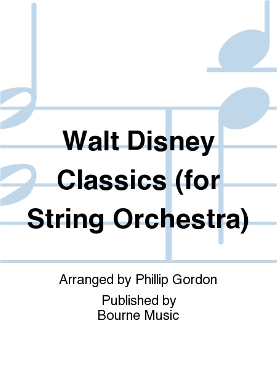 Walt Disney Classics (for String Orchestra) String Orchestra scores gallery preview page 1
