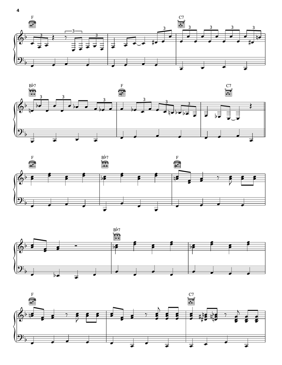 Honky Tonk (Parts 1 & 2) Guitar scores gallery preview page 4