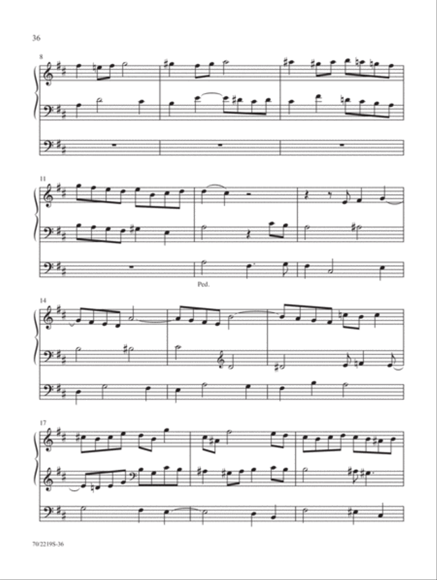Our Hope for Years to Come Organ Solo scores gallery preview page 14