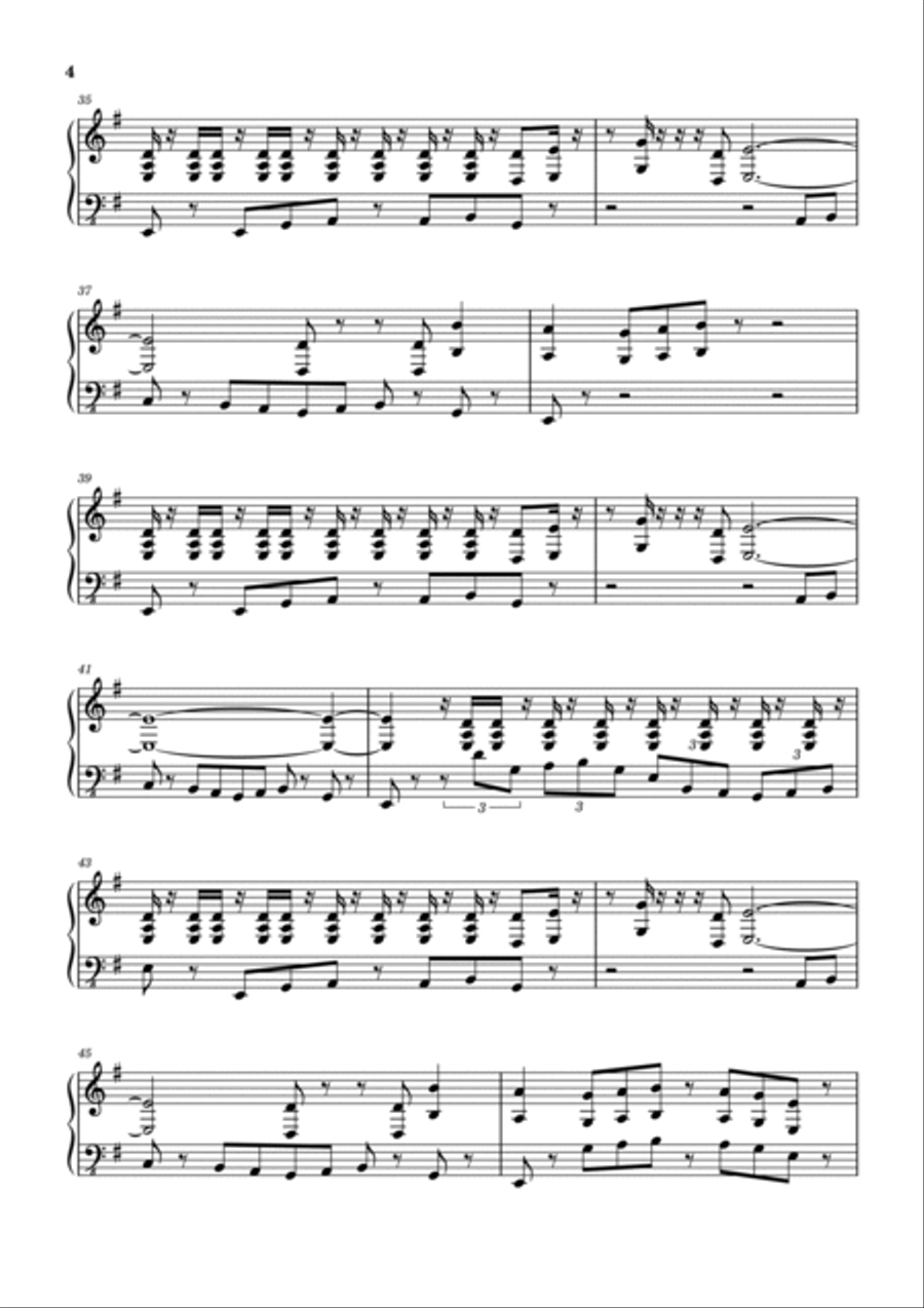 Lingus Lingus Piano Solo scores gallery preview page 5