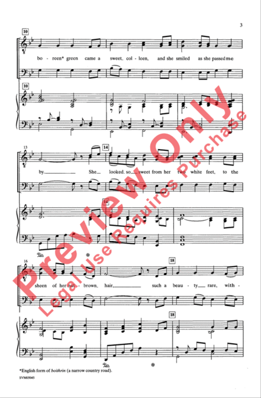 Star of the County Down Star of the County Down Men's Choir scores gallery preview page 3
