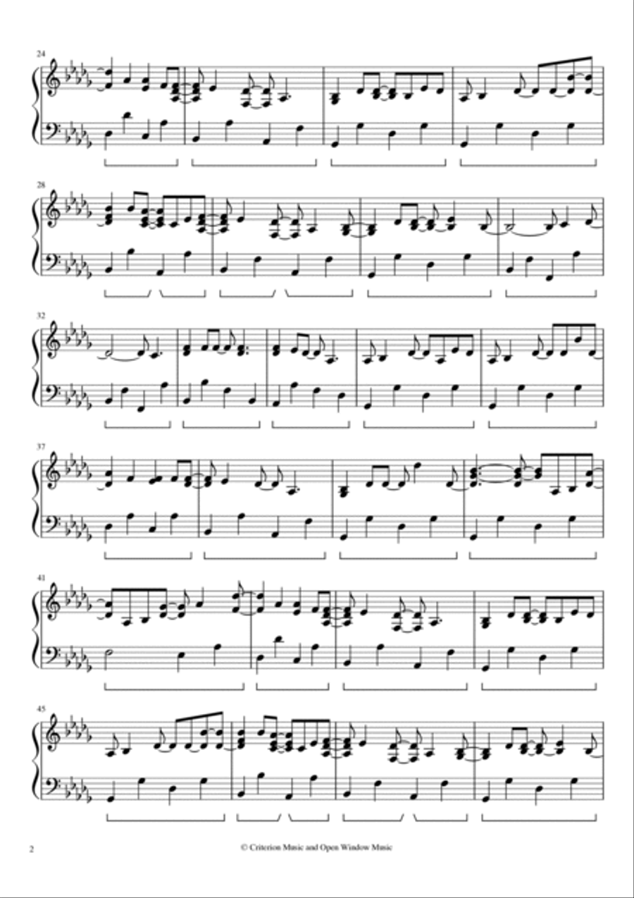 Song For Adam Piano Solo scores gallery preview page 2