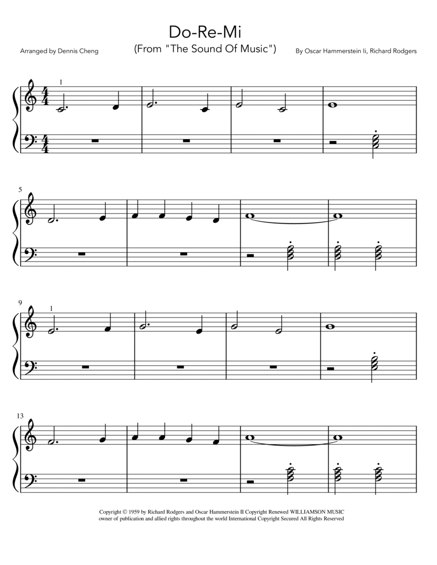 Do-re-mi Piano Method scores gallery preview page 1