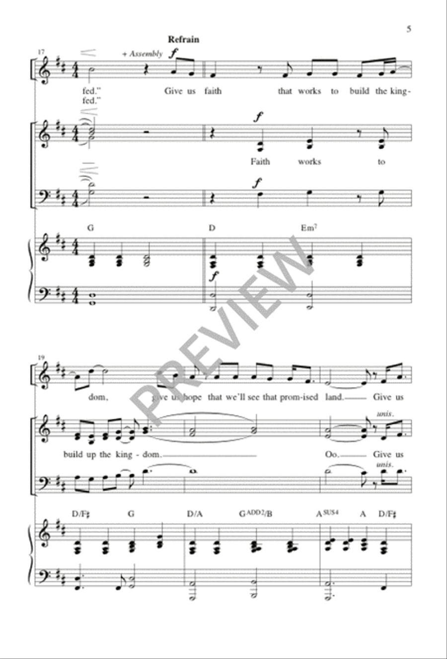 The Heart of God The Heart of God 3-Part scores gallery preview page 5