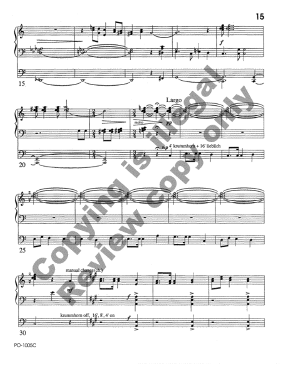 American National Holidays Suite - Book I Organ scores gallery preview page 8