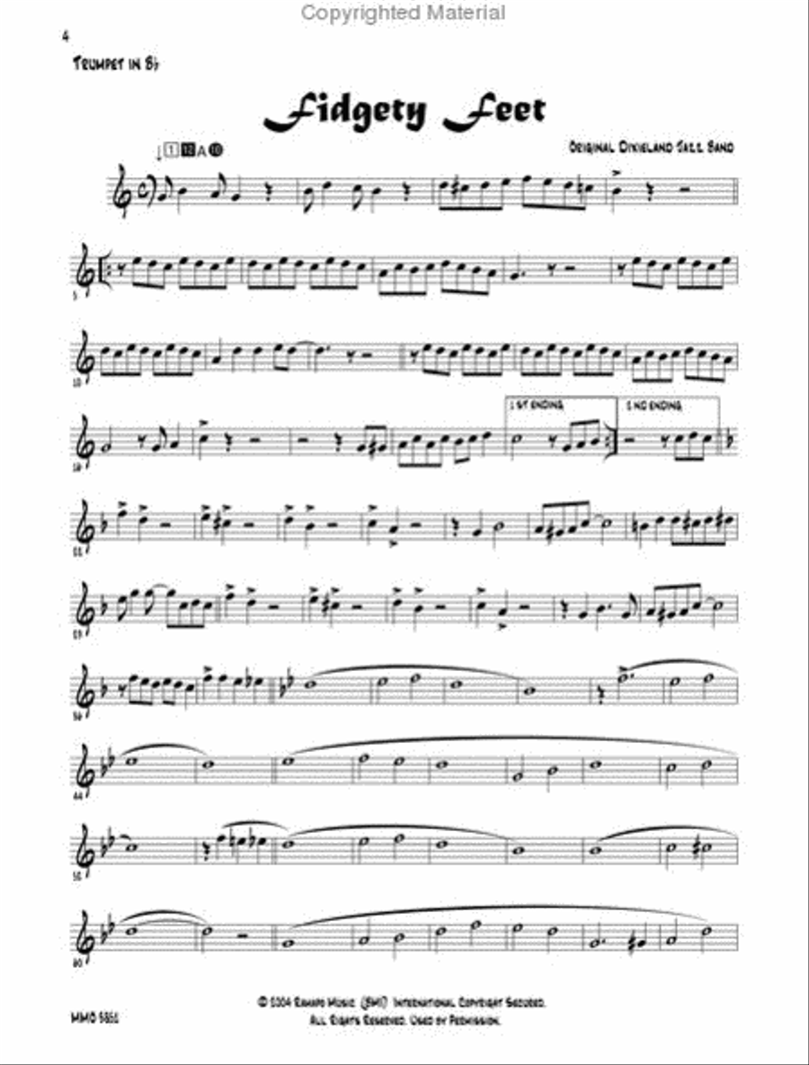 New Orleans Classics New Orleans Classics Trumpet Solo scores gallery preview page 3