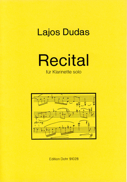 Recital für Klarinette in B (A) solo (1991)