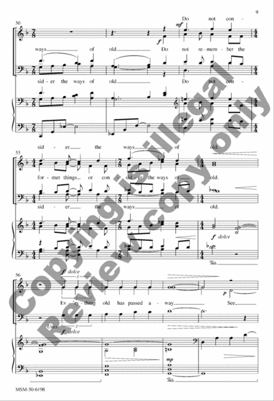 I Will Make a Way! 4-Part scores gallery preview page 9