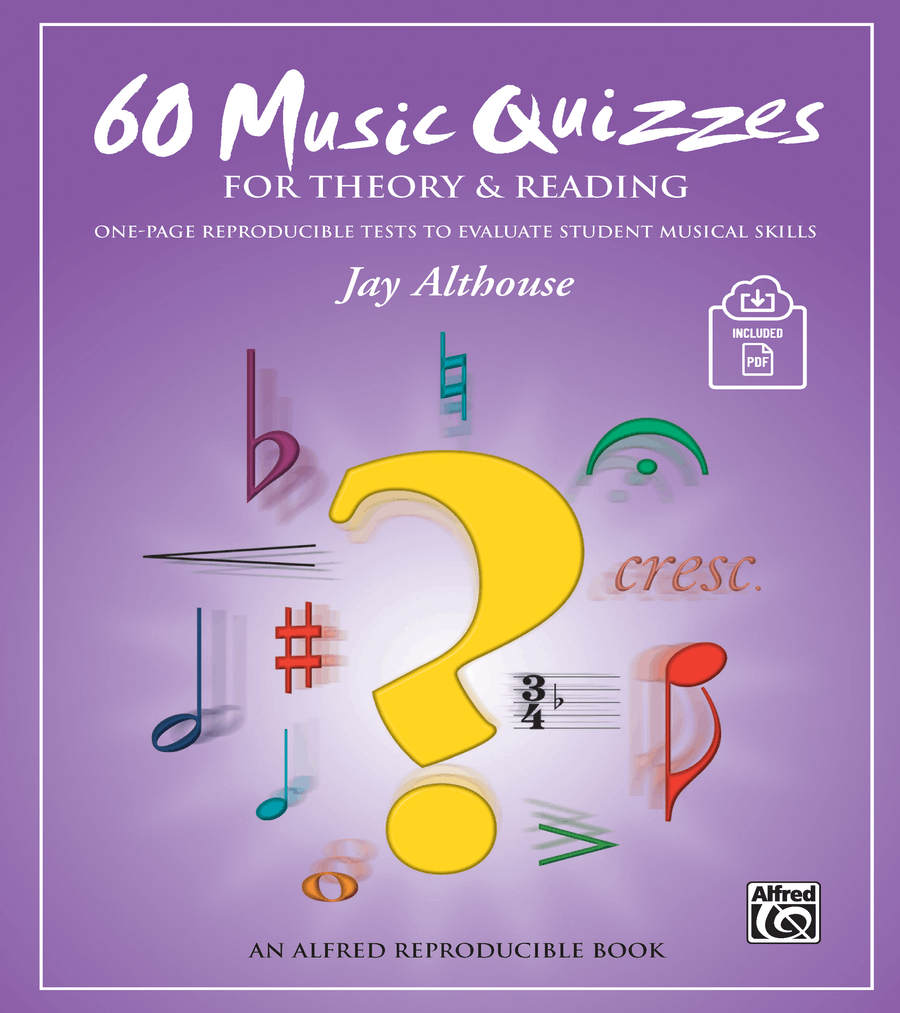 60 Music Quizzes for Theory and Reading Reproducible Packs scores gallery preview page 1