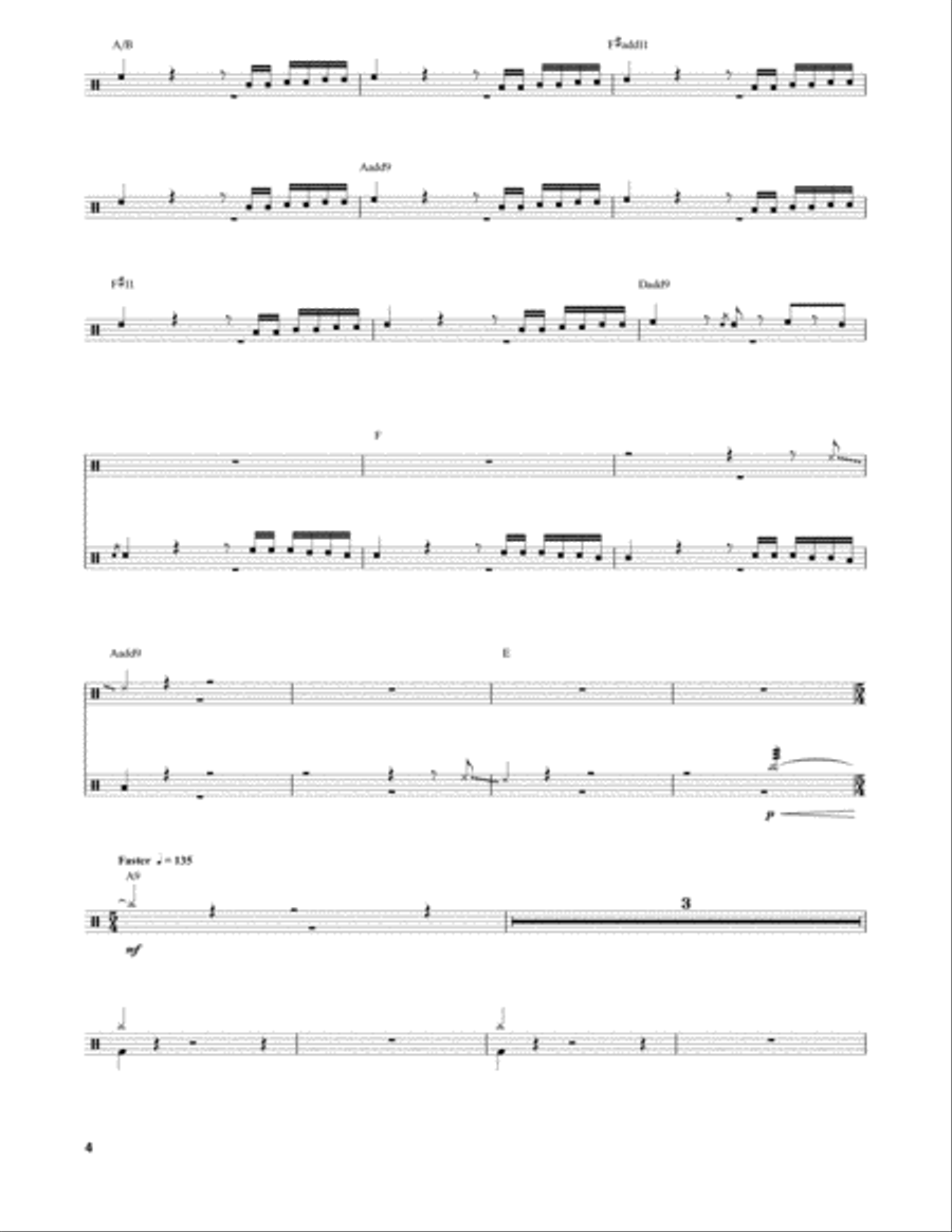 The Trees Drum Set scores gallery preview page 4