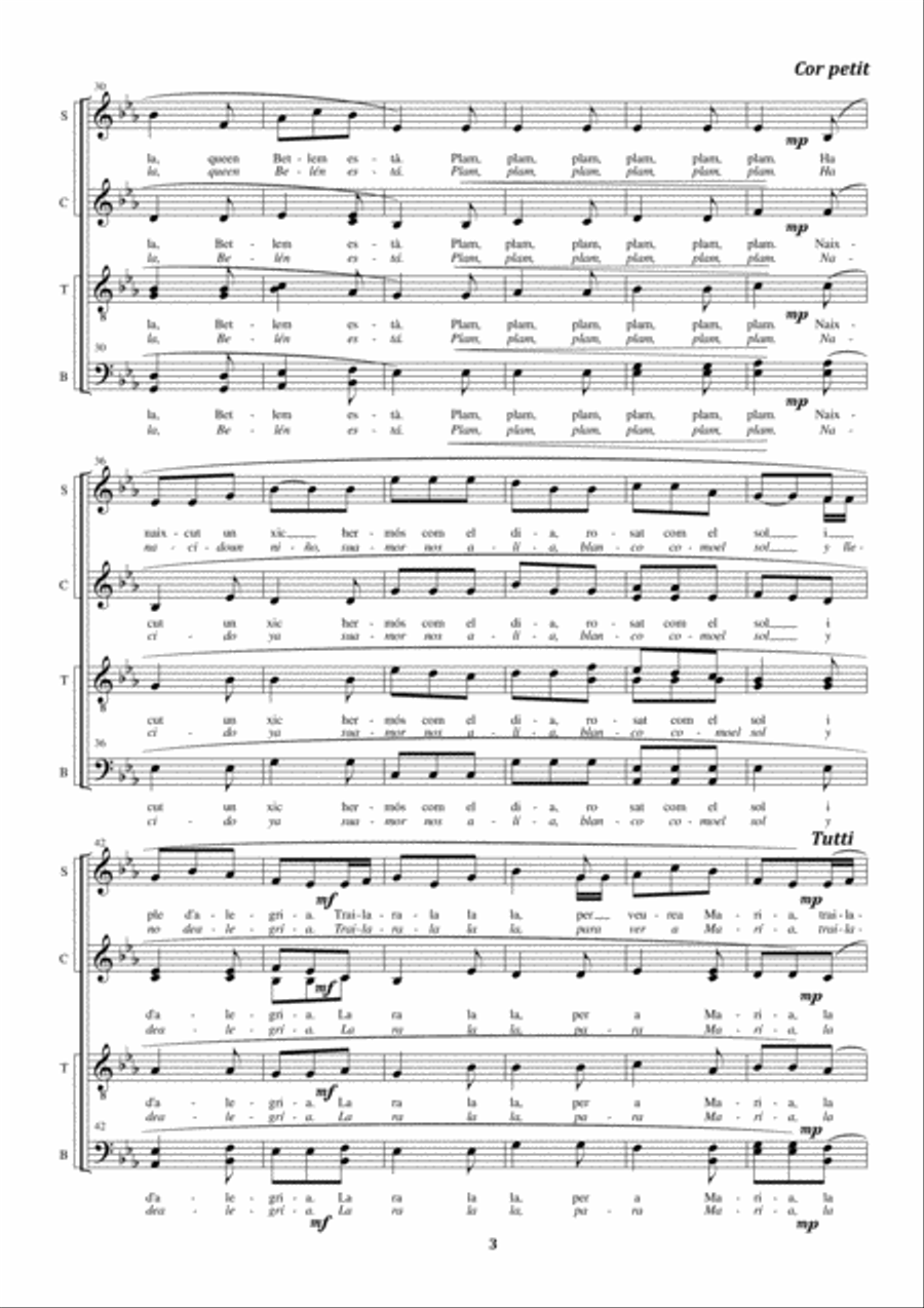 La nit de Nadal 4-Part scores gallery preview page 5