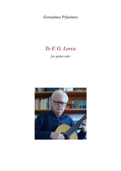 "to F.G.Lorca" for guitar solo image number null