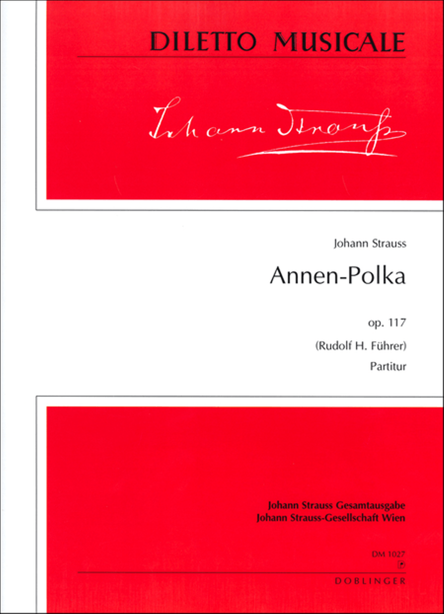 Annen-Polka op. 117 Orchestra scores gallery preview page 1