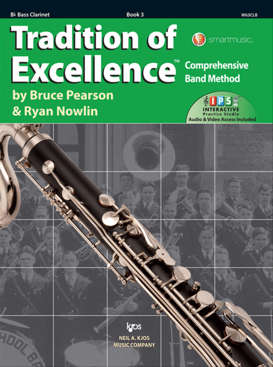 Tradition of Excellence Book 3 - Bass Clarinet Bass Clarinet scores gallery preview page 1