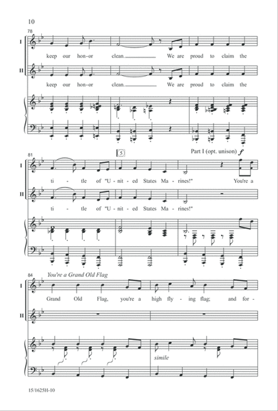 A Patriotic Salute A Patriotic Salute 2-Part scores gallery preview page 10