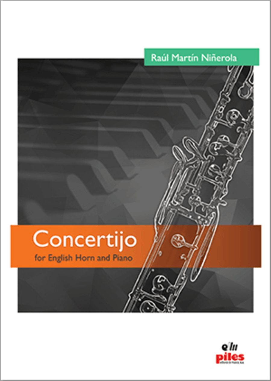 Concertijo for English Horn and Piano English Horn scores gallery preview page 1