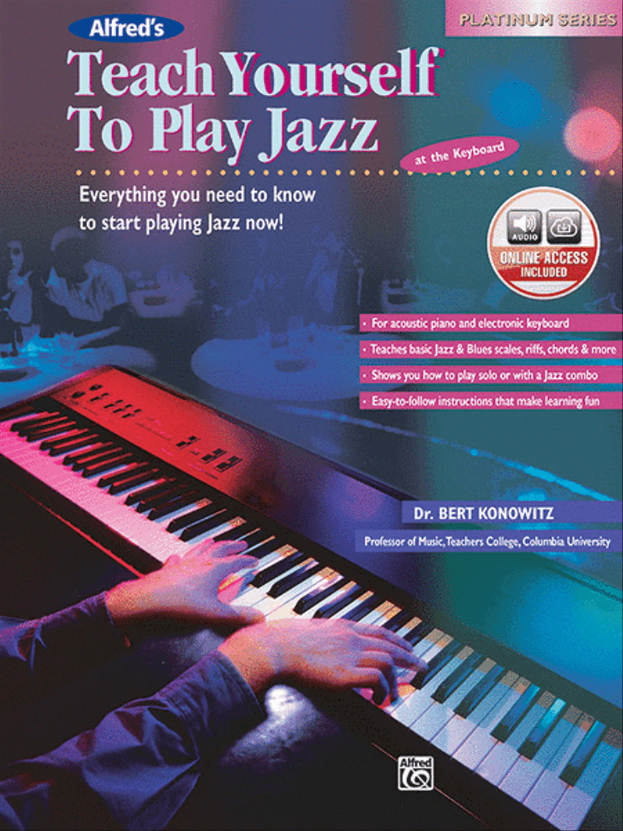 Alfred's Teach Yourself To Play Jazz at the Keyboard - Book/digital audio Piano Method scores gallery preview page 1