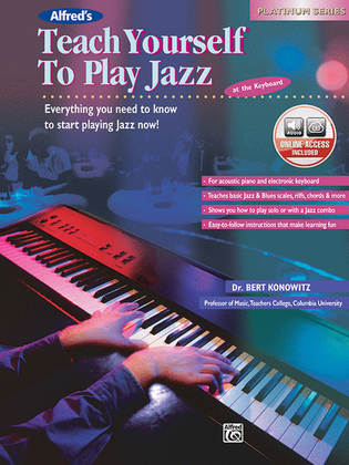 Alfred's Teach Yourself To Play Jazz at the Keyboard - Book/digital audio