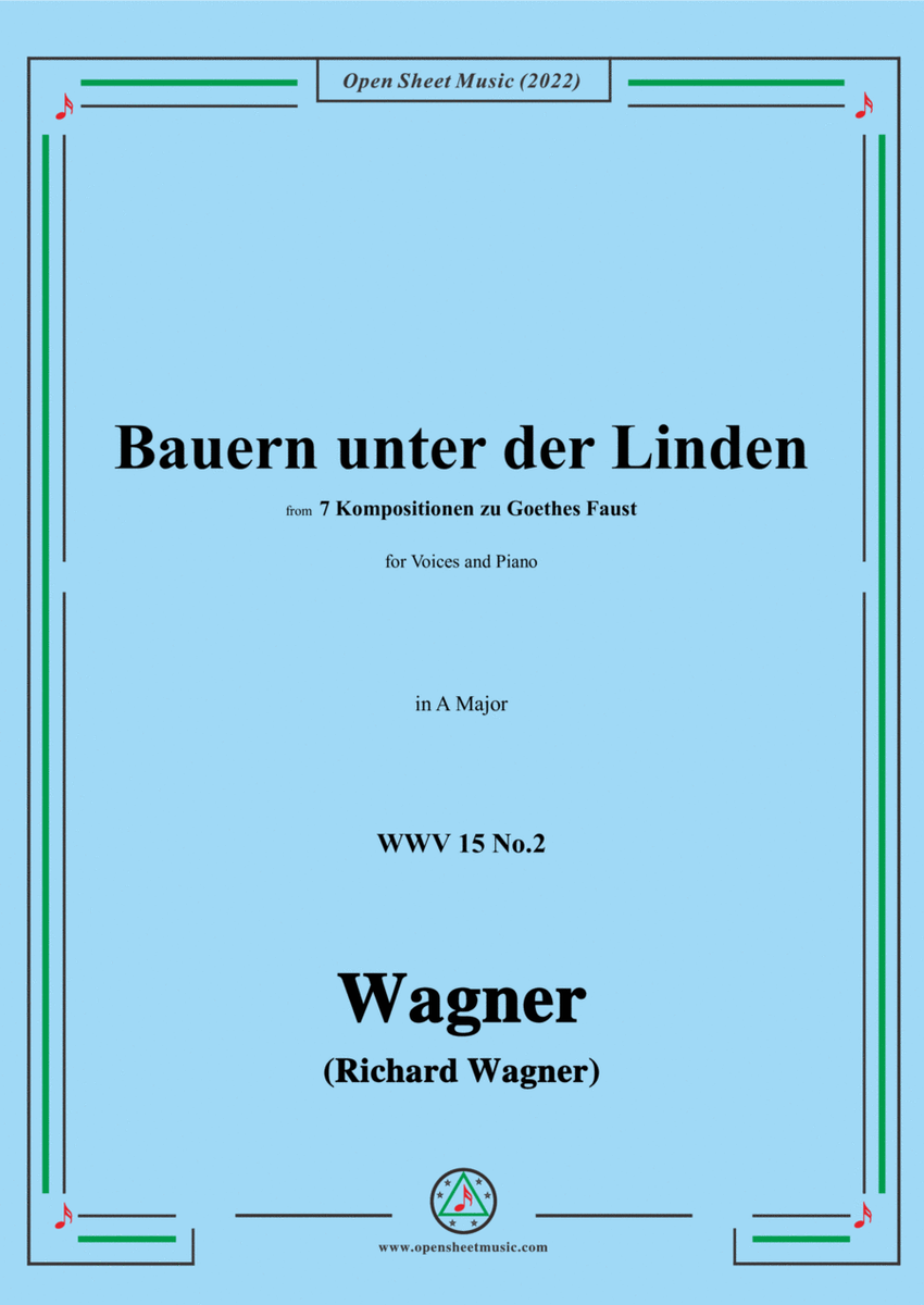 R. Wagner-Bauern unter der Linden,in A Major image number null