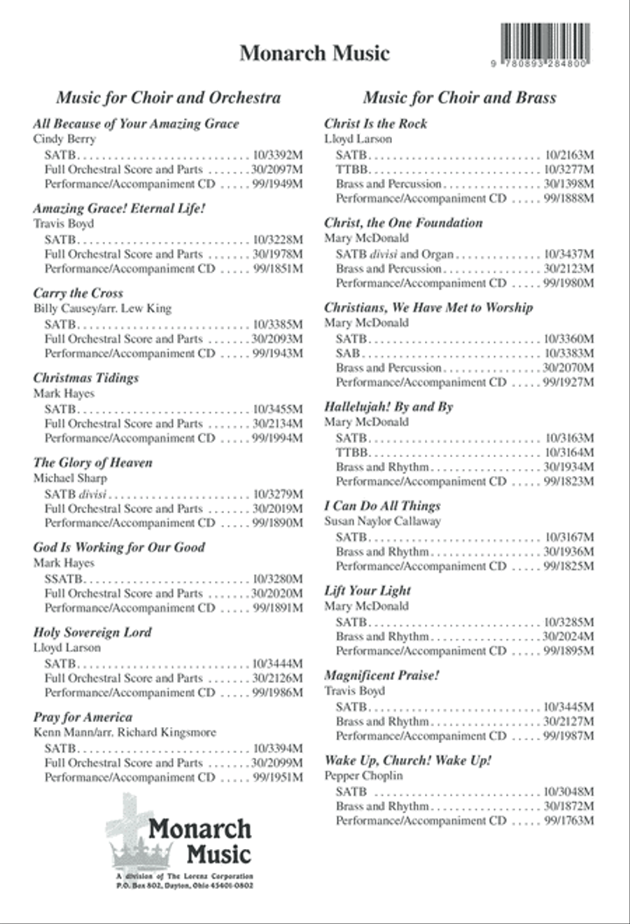 Walking 'Cross the Sea 4-Part scores gallery preview page 12