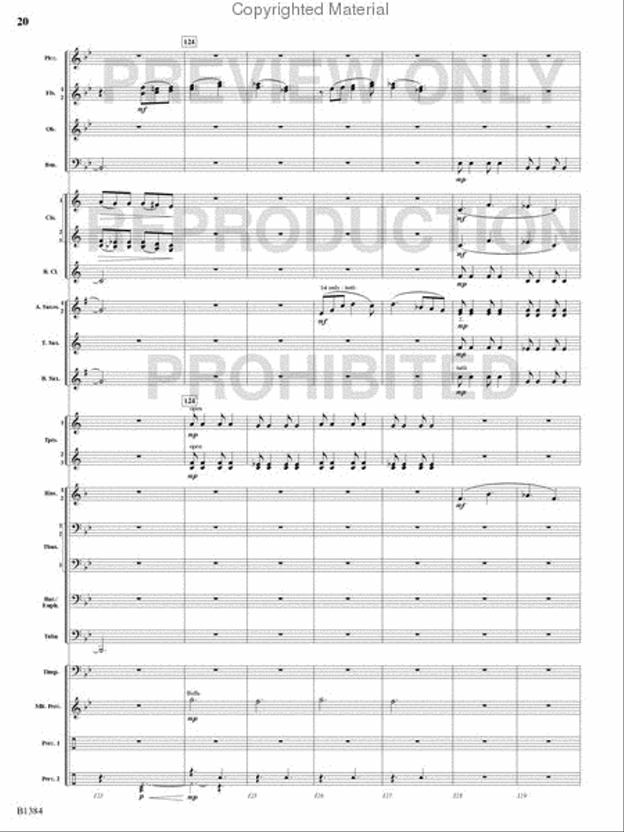 Summer Resounding! Concert Band scores gallery preview page 19