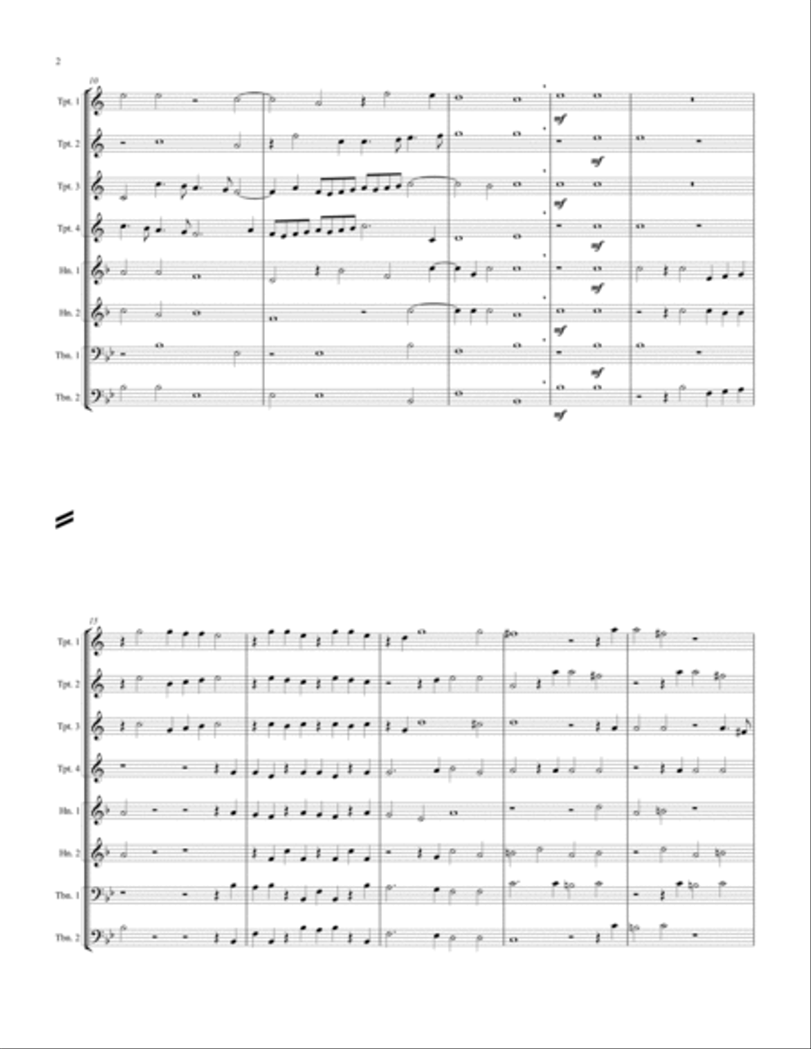 Jubilate Deo - Psalm 99 Jubilate Deo - Psalm 99 Chamber Music scores gallery preview page 3