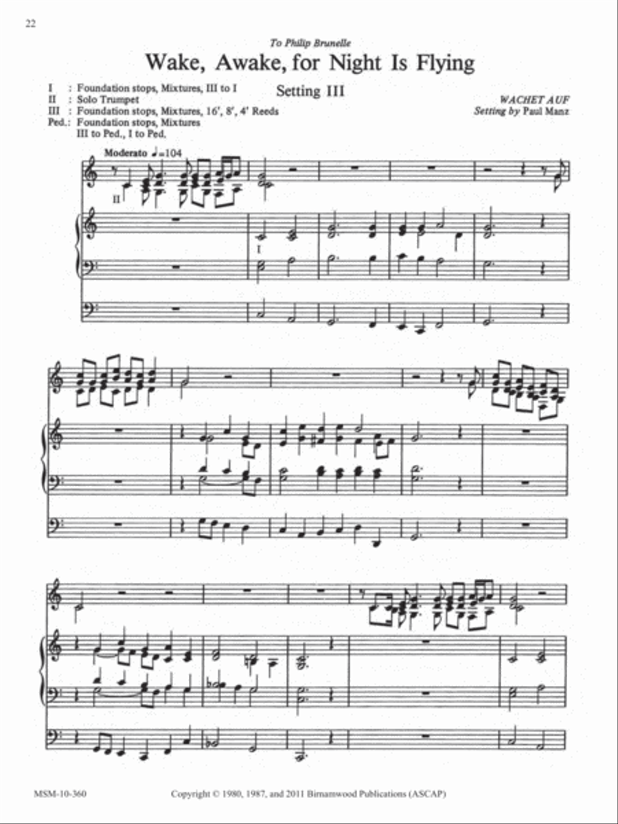 Ten Chorale Improvisations, Set 10 Organ scores gallery preview page 10