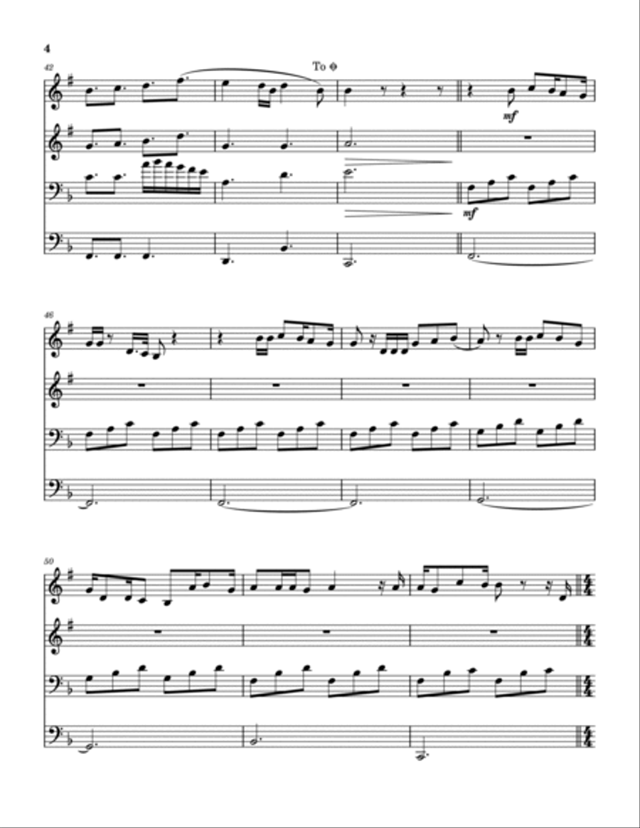 This Wish Brass Quartet scores gallery preview page 5