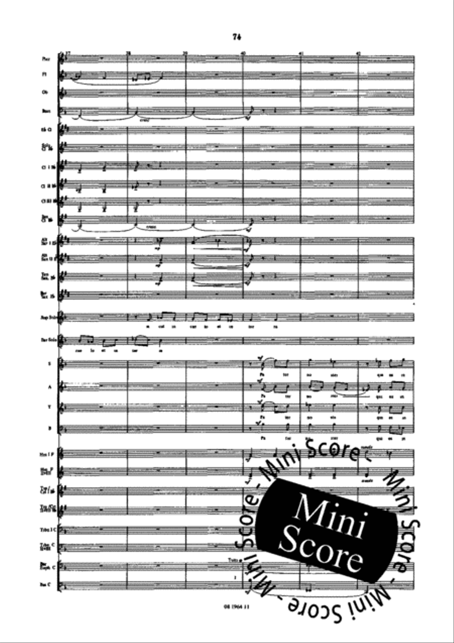 Missa Solemnis Missa Solemnis Mixed Choir scores gallery preview page 82