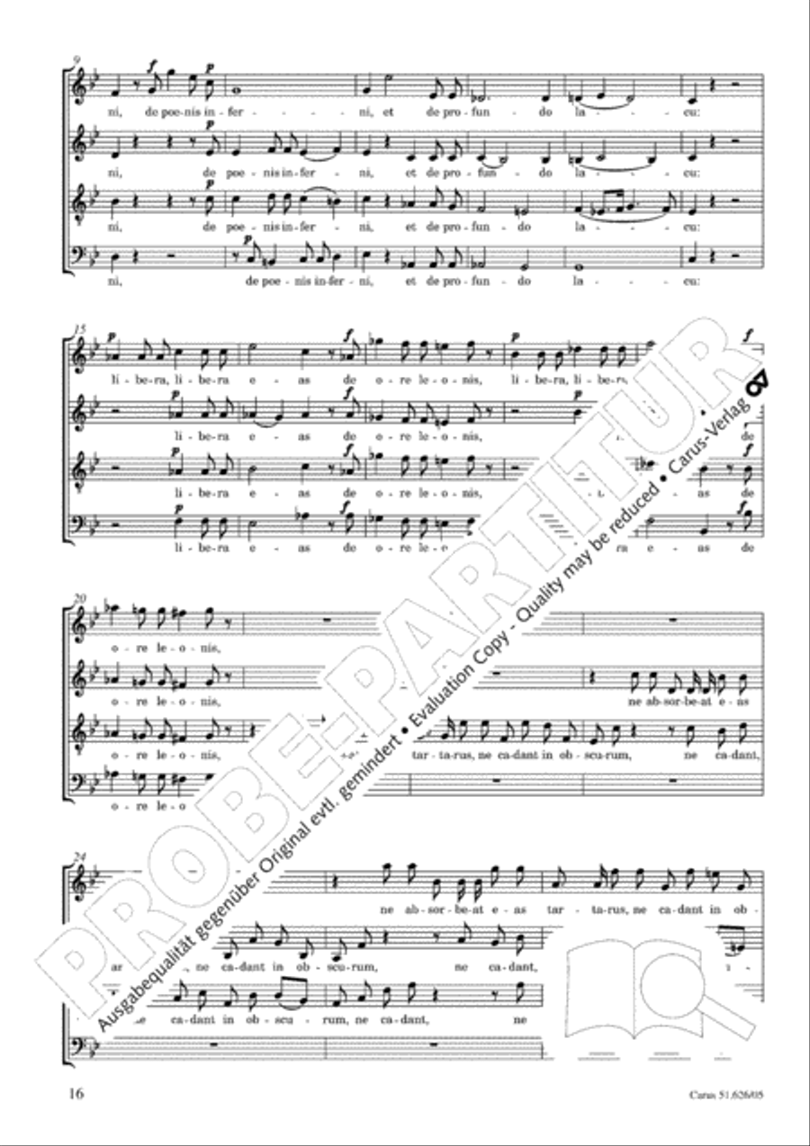 Requiem 4-Part scores gallery preview page 17