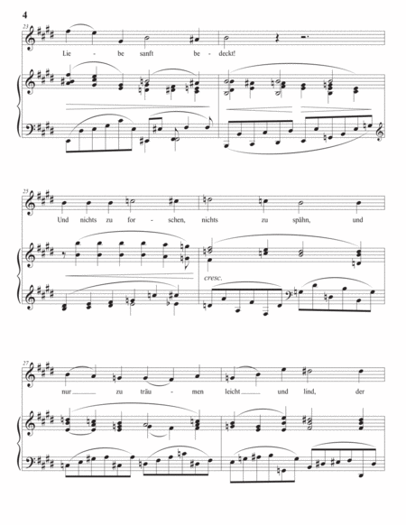 BRAHMS: Heimweh II, Op. 63 no. 8 (transposed to E major)