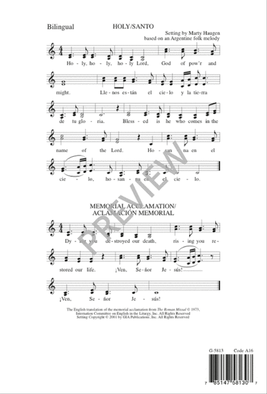 Santo 2-Part scores gallery preview page 16