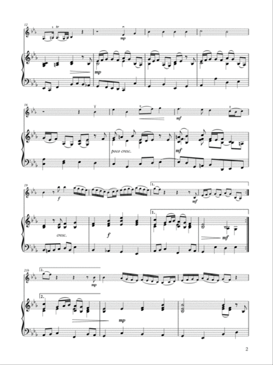 Wachet auf, ruft uns die Stimme from Cantata BWV 140 Violin Solo scores gallery preview page 2