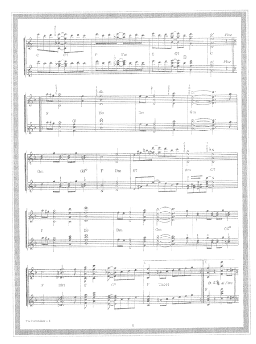 Ragtime Banjo For Tenor or Plectrum Banjo Banjo scores gallery preview page 6