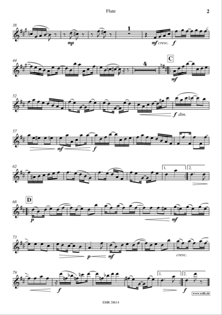 Gladiolus Rag Flute Solo scores gallery preview page 3