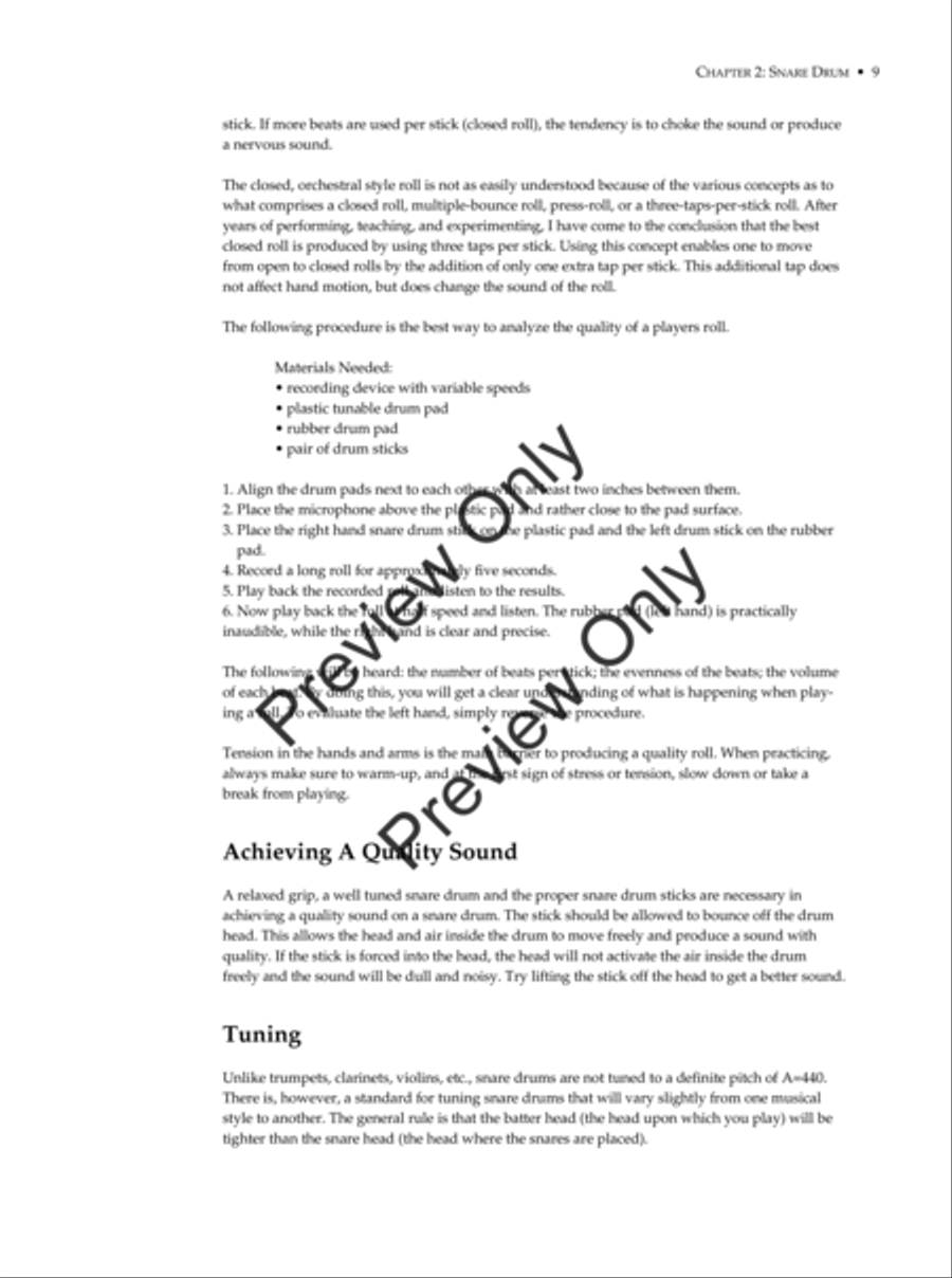 Percussion Essentials Percussion scores gallery preview page 9