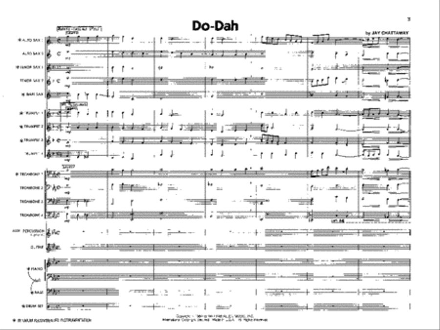 Do-Dah Do-Dah Jazz Ensemble scores gallery preview page 2