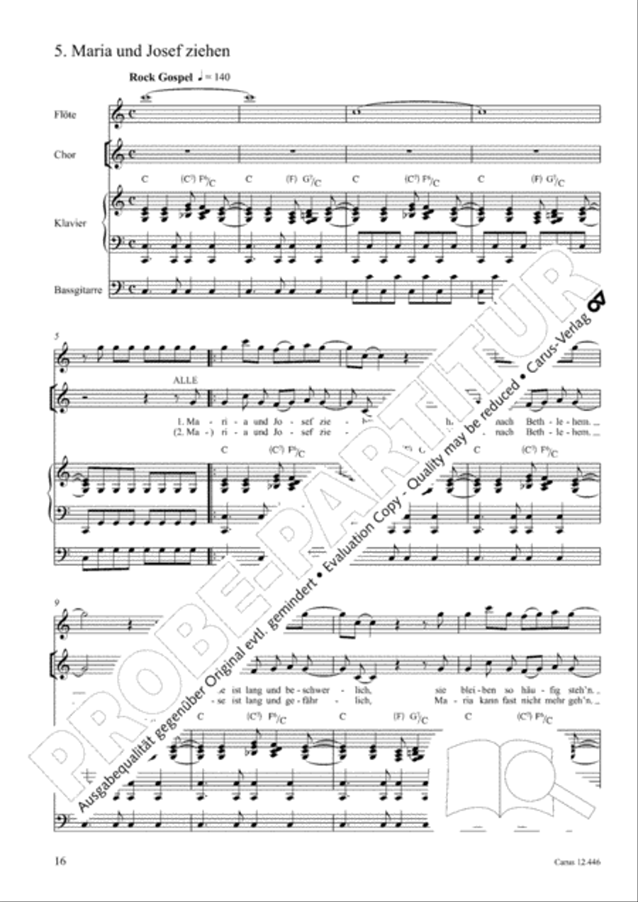 Die Freude dieser Zeit Die Freude dieser Zeit Children's Choir scores gallery preview page 17