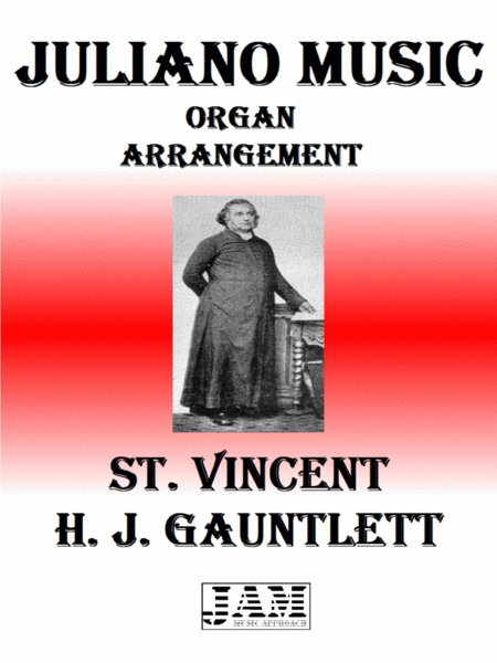 ST. VINCENT - H. J. GAUNTLETT (HYMN - EASY ORGAN) image number null